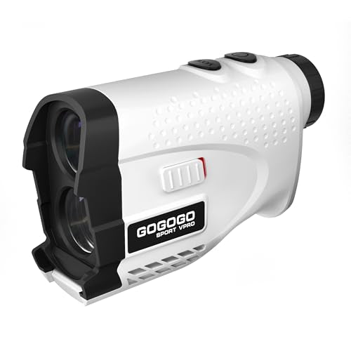 Gogogo Sport Vpro GS24MTL Golf & Hunting Laser Rangefinder 1200 Yards - Slope Switch & Magnetic Mount