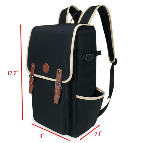 ENHANCE Designer Edition D&D Backpack Black - RPG Travel Bag with Miniatures & Book Storage
