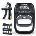 Grip Strength Trainer Kit with Digital Tester & Adjustable Hand Gripper
