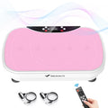 Pink Vibration Plate Exercise Machine with 99 Speeds & Bluetooth | Merach V28