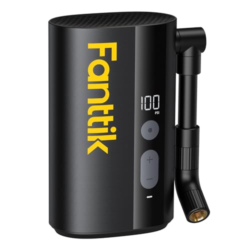 Electric Bike Pump 150 PSI Portable Tire Inflator with Auto Shutoff