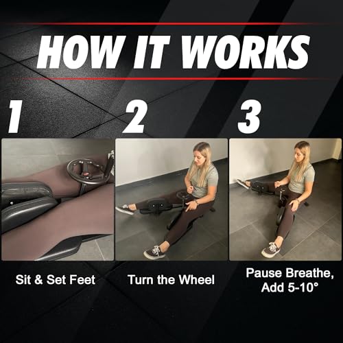MuscleForge Leg Stretcher Machine for Flexibility & Split Training - Martial Arts & Dance