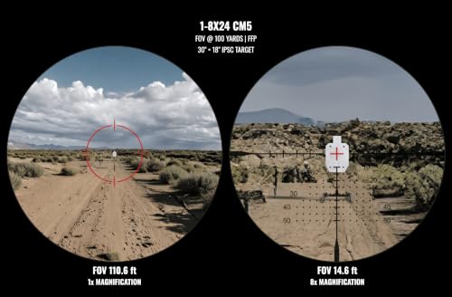 Monstrum Beast ED 1-8x First Focal Plane LPVO Scope with Morpheus MOA Reticle