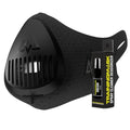 TrainingMask 3.0 Altitude Training Mask - Medium with Spray Cleaner, Blackout