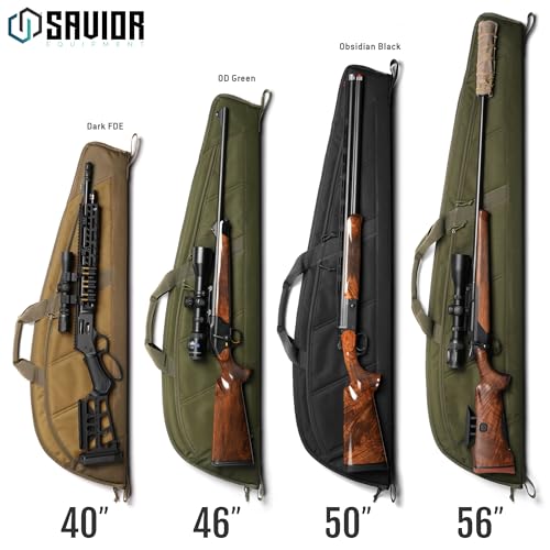 Savior Equipment Scout Deluxe Black 40-Inch Hunting Rifle & Shotgun Case