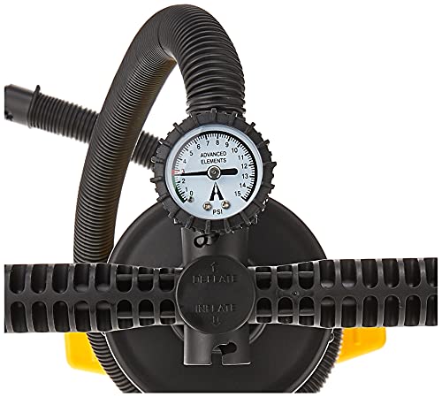 ADVANCED ELEMENTS Double Action Pump with Pressure Gauge