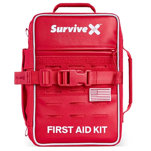 Large Pro First Aid Kit for 5-6 People | Emergency Medical Supplies