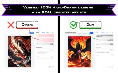 Fire Dragon Hand-Drawn Textured Matte Card Sleeves 100 Count - Graphene Variation