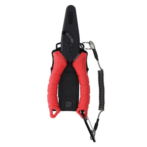 Bubba 6" Forged Fishing Pliers with Crimping Cutouts, Lure Tuning Slots, Hook Pulling Holes, and Corrosion-Resistant Coated Steel, For Fishing