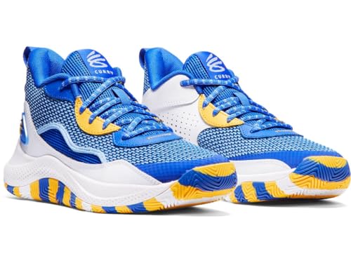 Under Armour Boys Curry 3Z 24 Basketball Shoes - Big Kid 5, Team Royal/White/Taxi