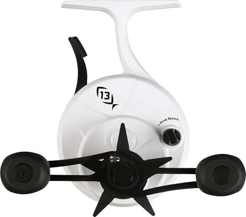 Inline Ice Fishing Reel - Left Hand Retrieve, Freefall Ghost System