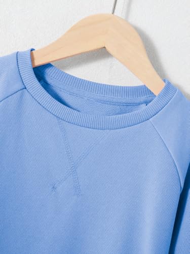 Girls Sweatshirt & Short Set in Blue, 11-12 Years – Lounge Sleepwear