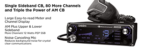 CB Radio with NOAA Weather and Noise Cancelling Microphone - Uniden Bearcat 980