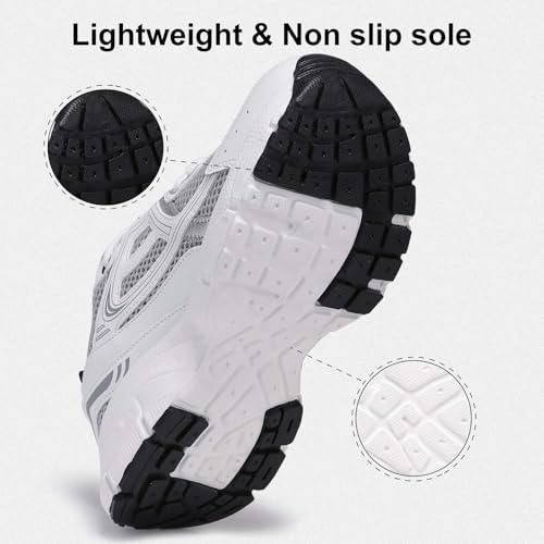 Women's Chunky Fashion Sneakers Gym Workout Tennis Shoes - Grey 9