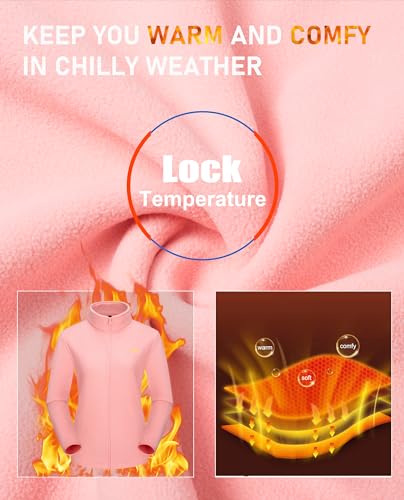 Women's 3-in-1 Pink Camo Winter Ski Coat Waterproof Windproof Fleece Lined Parka