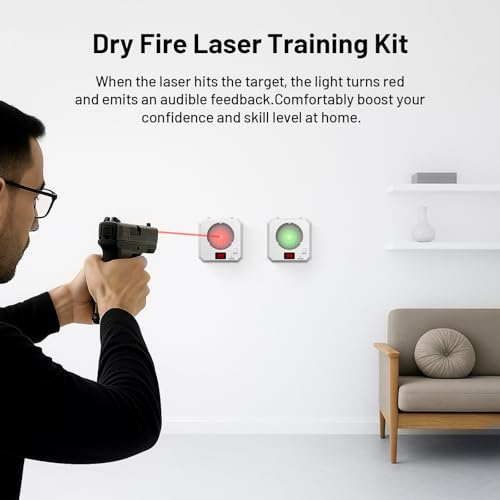 9MM Laser Training Cartridge Target for Dry Fire Practice System