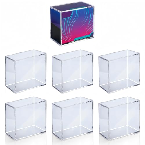 6 Pack Acrylic ETB Protector Cases - Clear Ultra Display Box for Elite Trainer Boxes Variation of THIS listing