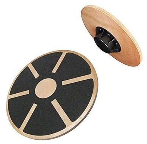 NEXPRO Heavy Duty 15.5" Wooden Balance Board with Non-Slip Pad Fitness Equipment