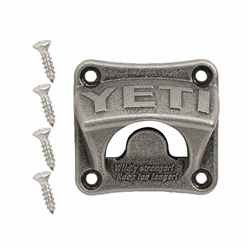 Wall or Cooler Mounted Bottle Opener - Rugged Stainless Steel Design