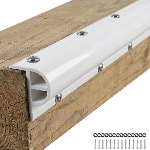 ORLANG 16.4FT Marine-Grade PVC Dock Fenders with Stainless Steel Screws - White