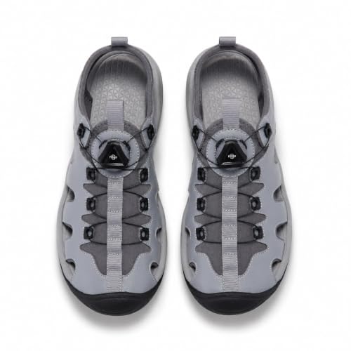 PGM Men's Golf Sandals - Closed Toe Spiked Shoes with Dial Closure, Variation 12