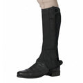 Ovation Women's Elite Amara Ribbed Half Chaps - Black, Medium