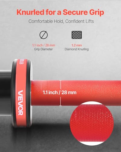 4FT Olympic Barbell Bar 500lbs Capacity for Strength Training & Powerlifting