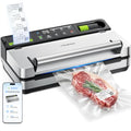 Beelicious Pro Silver 98kPa Smart Vacuum Sealer with Label Printing & Food Management App