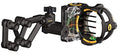 Left-Hand Trophy Ridge React H4 Bow Sight - 4 Pin, Tool-Free Windage & Elevation Adjustment, 2nd Axis Leveling, Adjustable Light