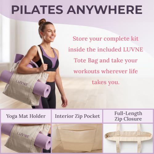 Form Pilates Equipment Set – 11-Piece Home Workout Kit with Resistance Bands, Sliders & Guide