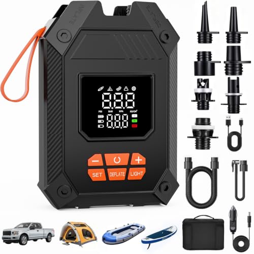 Portable Electric Pump for Paddle Boards & Water Inflatables 45 PSI