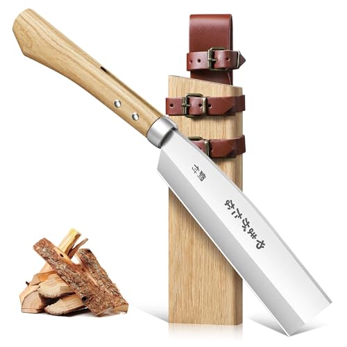 7.48 Inch Japanese Nata Knife - 3-in-1 Fixed Blade Outdoor Machete