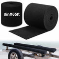 Boat Trailer Bunk Carpet Black 8 in X 65 ft 6mm Thick Marine Grade