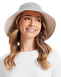 Solbari Women's UPF 50+ Holiday Sun Hat Large-X-Large Green/Beige