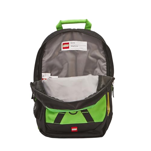 Kids LEGO NINJAGO School Backpack - Lloyd Green, Adjustable Padded Straps