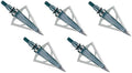 125 Grain Fixed Blade Broadhead Set - Micro Grooved Ferrule, Diamize Sharpened, 5 Pieces