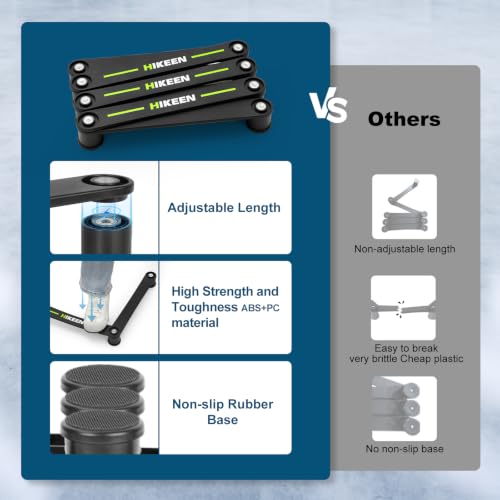 Hikeen 7-Sections Magnetic Hockey Training Stickhandling Tool, Portable Puck Control Trainer