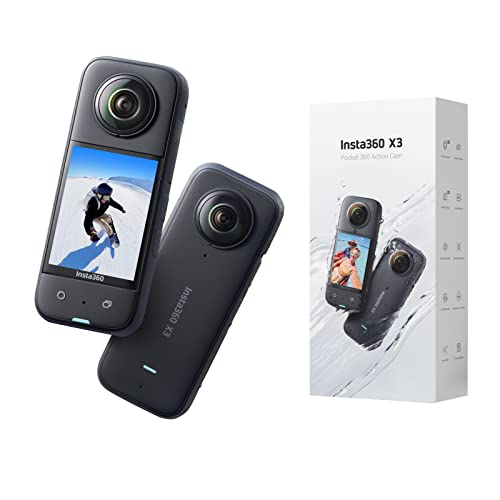 Amazon Renewed Insta360 X3 Waterproof 360 Action Camera - Standalone