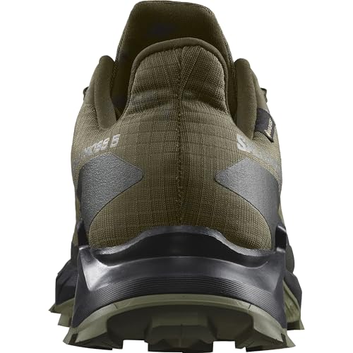 Salomon Alphacross 5 Gore-TEX Trail Running Shoes Olive Night/Black/Deep Lichen Green Men’s