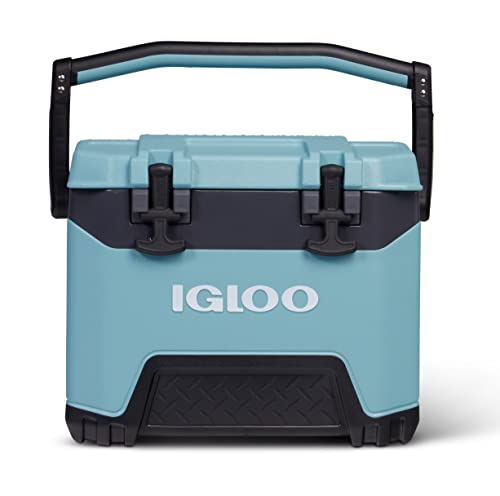 Igloo BMX Cooler 25 QT Celadon Insulated Hard Shell Ice Chest with Riser Tech