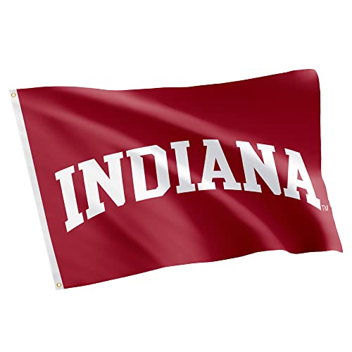 3x5 Outdoor College Flag - Indiana University IU Hoosiers School Spirit Banner