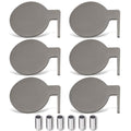 maXpeedingrods 6Pcs AR500 Steel Dueling Tree Target Paddles - Grey
