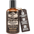 Nordic Citrus Biodegradable Camping Soap with Beef Tallow - 8.5 oz All-in-One Dish, Body & Hair Wash