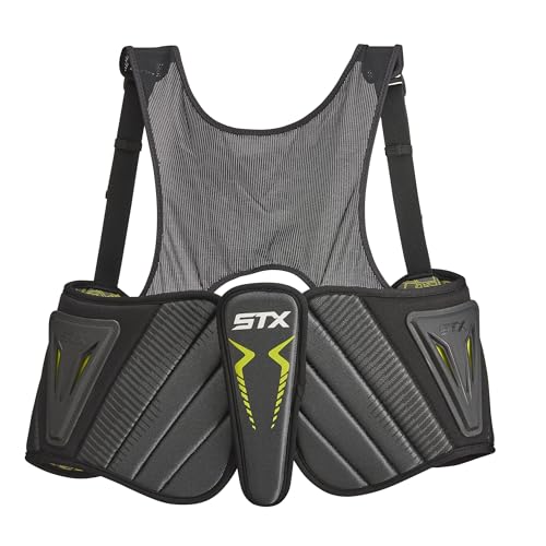 STX Stallion 200 Youth Rib Pad - Small Black/Grey Low-Profile Protective Gear
