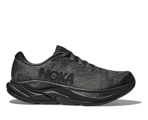 Hoka Womens Rincon 4 Running Shoes 9.5 Black/Black Lightweight Cushion