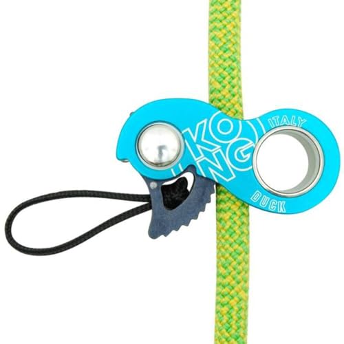 Blue Duck Ultra-Compact Emergency Rope Clamp for 8-13mm Ropes - Lightweight Aluminum Ascender & Rescue Tool