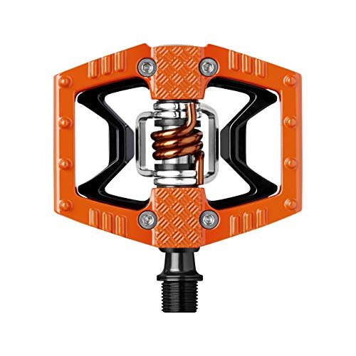 Crankbrothers Double Shot 2 MTB Hybrid Pedals Orange/Black - Durable, Versatile Bike Pedals
