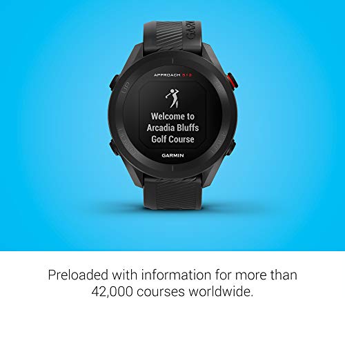 Garmin Approach S12 Golf GPS Watch with 42,000 Preloaded Courses, Heart Rate Monitor