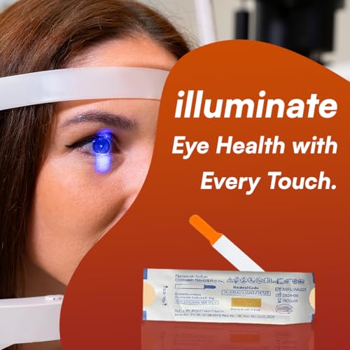 Ophthalmic Fluoro Touch Strips - 1200 Count with Peel-Open Packaging