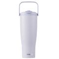 FOHGEE 40oz Insulated Stainless Steel Tumbler with Straw & Carry Loop – Leak-Proof, Spill-Proof, BPA-Free, Dishwasher Safe Travel Mug for Iced Coffee Lovers, Lilac Purple